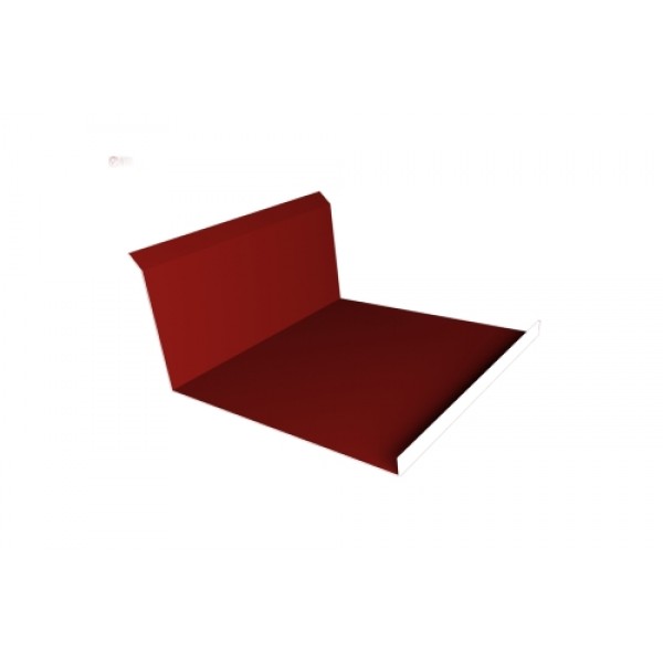 ГРАНД ЛАЙН Планка примыкания нижняя 20х122х260х15 0,7 ПЭ с пленкой RAL 3011 коричнево-красный (2м) 490042