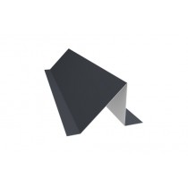 ГРАНД ЛАЙН Планка снегозадержания 0,45 Drap RAL 7024 мокрый асфальт (3м) 495864