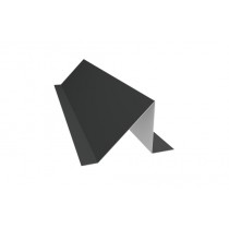 ГРАНД ЛАЙН Планка снегозадержания 0,45 Drap RAL 7016 антрацитово-серый (3м) 496013