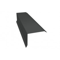 ГРАНД ЛАЙН Планка торцевая 80х100 0,5 Drap TX RAL 7016 антрацитово-серый (3м) 573932