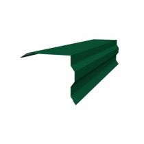 ГРАНД ЛАЙН Планка торцевая фигурная 100х85 0,45 Drap RAL 6005 зеленый мох (2м) 494589