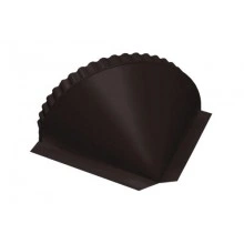 Заглушка Grand Line малая конусная 0,5 Velur RAL 9005 черный