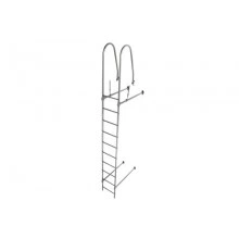 Лестница Grand Line стеновая RAL 7005 2,76м
