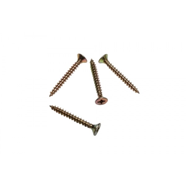 ГРАНД ЛАЙН Саморез для крепления ступеней ДПК (Pz 6,0х40) желтый цинк, упаковка 200 шт 304896