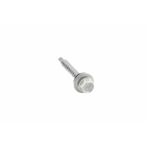 ГРАНД ЛАЙН Саморез кровельный Daxmer 4,8х35 RAL 9016 (250) сверло №1 316900