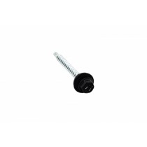 ГРАНД ЛАЙН Саморез кровельный Daxmer 4,8х50 RAL 9005 (150) сверло №1 316565