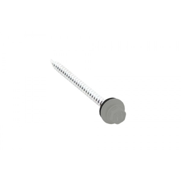 ГРАНД ЛАЙН Саморезы 4,8х70 RAL 9006 (Даксмер) 233364