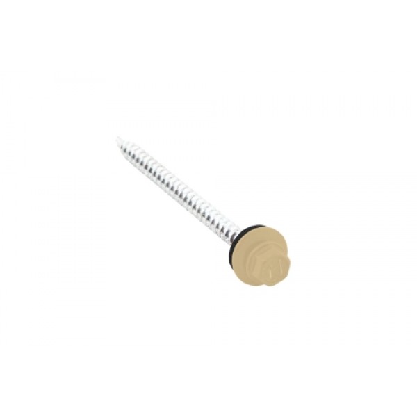 ГРАНД ЛАЙН Саморез кровельный Daxmer 4,8х70 RAL 1014 (100) сверло №1 312299 ГРАНД ЛАЙН Саморез кровельный Daxmer 4,8х70 RAL 1014 (100) сверло №1 312299