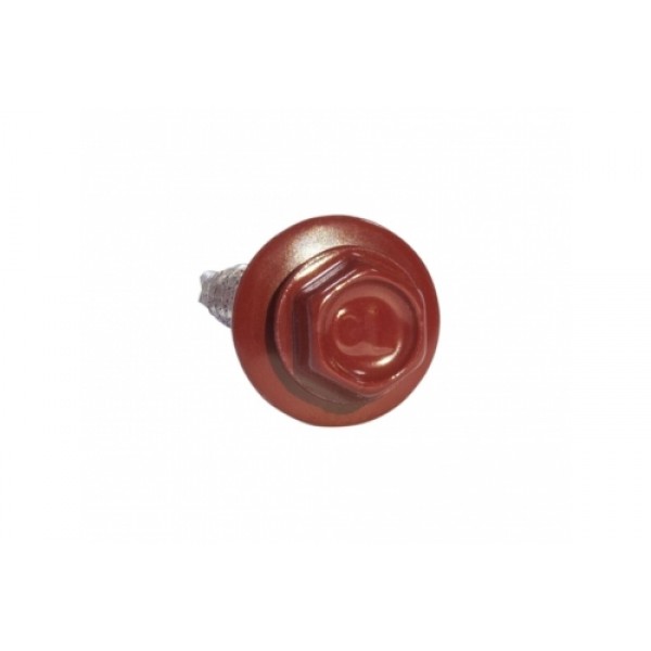 ГРАНД ЛАЙН Саморез по металлу Daxmer 5,5х25 RAL 3003 (250) сверло №3 304296