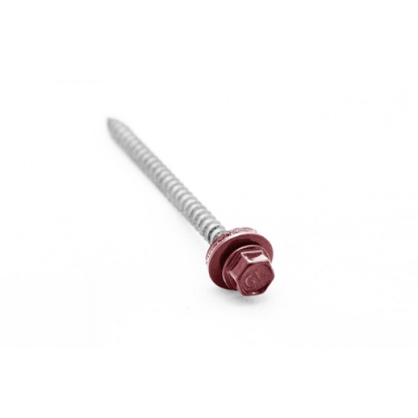 ГРАНД ЛАЙН Саморез 4,8х70 Pro с керамическим покрытием UltraZinc RAL 3005 437671 ГРАНД ЛАЙН Саморез 4,8х70 Pro с керамическим покрытием UltraZinc RAL 3005 437671