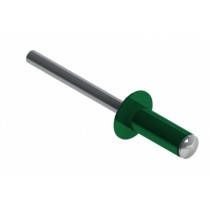 ГРАНД ЛАЙН Заклёпка вытяжная Daxmer 4,0х10 RAL 6005 (10х1000шт) ал/ст 307921