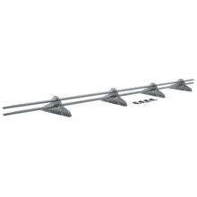 Снегозадержатель трубчатый Grand Line RAL 7004 3м