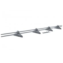 Снегозадержатель трубчатый Grand Line RAL 9006 3м