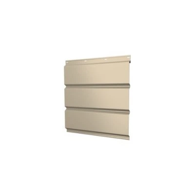 Софит металлический Grand Line без перфорации 0,5 Satin с пленкой RAL 1015 светлая слоновая кость — 127646