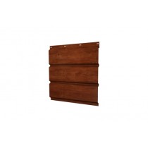 ГРАНД ЛАЙН Софит металлический без перфорации 0,45 Print Elite с пленкой Rowan TwinColor 176653