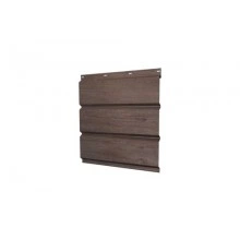 Софит металлический Grand Line без перфорации 0,45 Print Elite с пленкой White Wood TwinColor