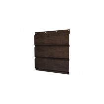 ГРАНД ЛАЙН Софит металлический без перфорации 0,45 Print Premium с пленкой Antique Wood TwinColor 256625