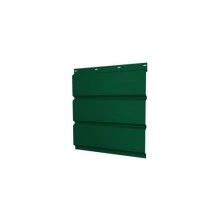Софит металлический Grand Line без перфорации 0,45 Drap ST с пленкой RAL 6005 зеленый мох