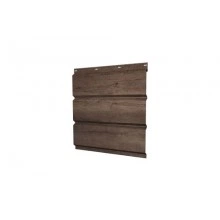 Софит металлический Grand Line без перфорации 0,45 Print Premium с пленкой Almond Wood Fresh