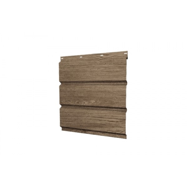 ГРАНД ЛАЙН Софит металлический полная перфорация 0,45 Print Elite с пленкой White Wood TwinColor 206269