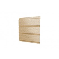 ГРАНД ЛАЙН Софит металлический полная перфорация 0,45 Print Elite с пленкой Milky Wood TwinColor 242629