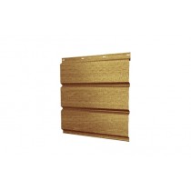 ГРАНД ЛАЙН Софит металлический полная перфорация 0,45 Print Elite с пленкой Honey Wood TwinColor 274606