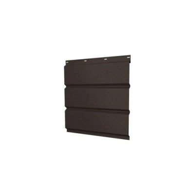 Софит металлический Grand Line полная перфорация 0,5 Satin Matt с пленкой RR 32 темно-коричневый — 462424
