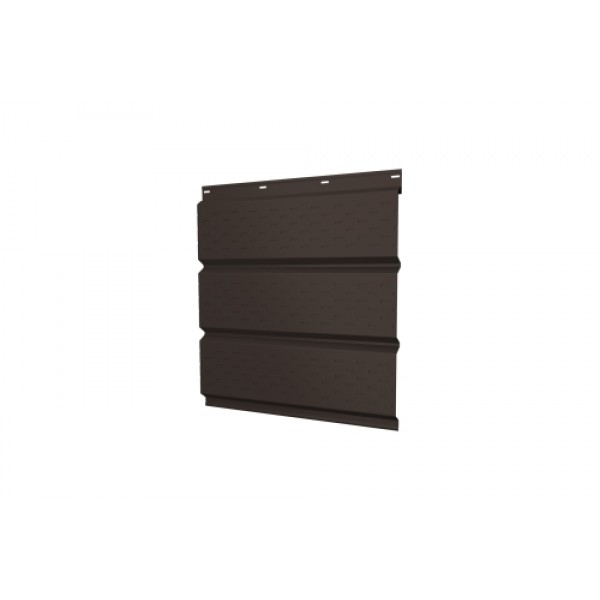 ГРАНД ЛАЙН Софит металлический полная перфорация 0,5 Satin Matt TX с пленкой RR 32 темно-коричневый 555560 ГРАНД ЛАЙН Софит металлический полная перфорация 0,5 Satin Matt TX с пленкой RR 32 темно-коричневый 555560