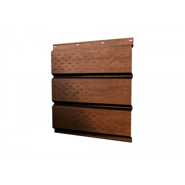 ГРАНД ЛАЙН Софит металлический полная перфорация 0,45 Print Premium с пленкой Golden Wood Fresh 559061 ГРАНД ЛАЙН Софит металлический полная перфорация 0,45 Print Premium с пленкой Golden Wood Fresh 559061