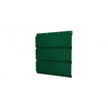 Софит металлический Grand Line центральная перфорация 0,5 Satin с пленкой RAL 6005 зеленый мох
