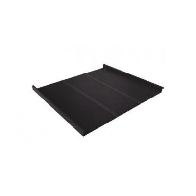 Фальц двойной стоячий Лайн Grand Line 0,5 GreenCoat Pural БТ матовый с пленкой на замках RR 32 темно-коричневый (RAL 8019 серо-коричневый) — 235186 Фальц двойной стоячий Лайн Grand Line 0,5 GreenCoat Pural БТ матовый с пленкой на замках RR 32 темно-коричневый (RAL 8019 серо-коричневый) — 235186