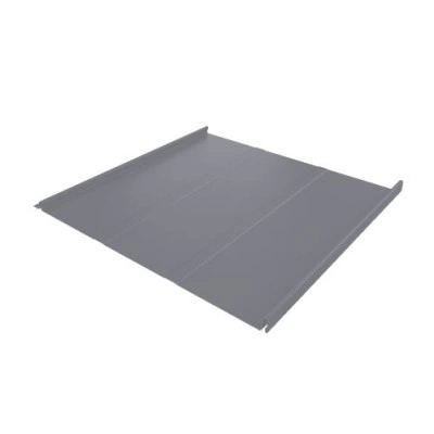 Фальц двойной стоячий Лайн Grand Line 0,45 Drap с пленкой на замках RAL 7004 сигнальный серый — 560540