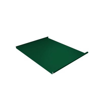Фальц двойной Grand Line стоячий 0,7 PE с пленкой на замках RAL 6005 зеленый мох — 079543 Фальц двойной Grand Line стоячий 0,7 PE с пленкой на замках RAL 6005 зеленый мох — 079543