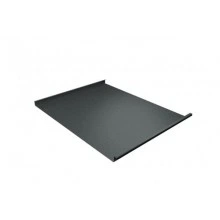 Фальц двойной стоячий Grand Line 0,5 GreenCoat Pural БТ матовый с пленкой на замках RR2H3 (RAL 7016 антрацитово-серый)