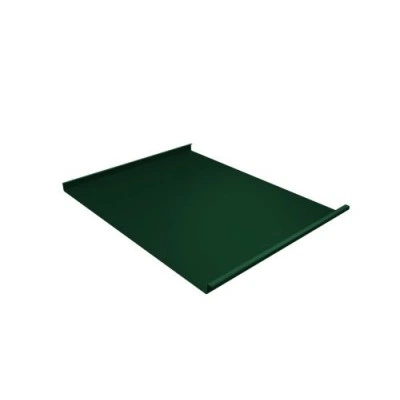 Фальц двойной стоячий Grand Line 0,45 Drap СТ с пленкой на замках RAL 6005 зеленый мох — 413471