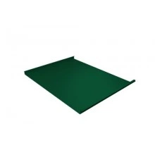 Фальц двойной стоячий Grand Line 0,45 Drap ТХ с пленкой на замках RAL 6005 зеленый мох