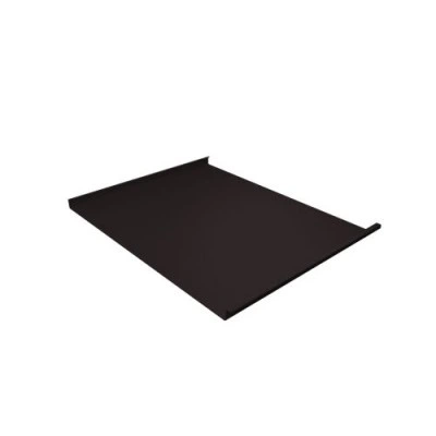 Фальц двойной стоячий Grand Line 0,45 Drap ТХ с пленкой на замках RAL 9005 черный — 480095 Фальц двойной стоячий Grand Line 0,45 Drap ТХ с пленкой на замках RAL 9005 черный — 480095