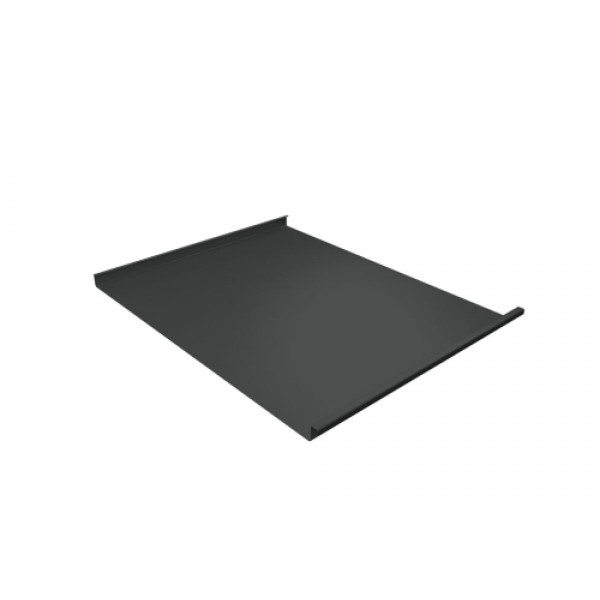 ГРАНД ЛАЙН Фальц двойной стоячий 0,5 Satin Matt TX с пленкой на замках RAL 7016 антрацитово-серый 552303 ГРАНД ЛАЙН Фальц двойной стоячий 0,5 Satin Matt TX с пленкой на замках RAL 7016 антрацитово-серый 552303