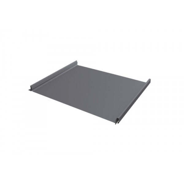 ГРАНД ЛАЙН Кликфальц Fin 0,5 Satin с пленкой на замках RAL 7004 сигнальный серый 559789 ГРАНД ЛАЙН Кликфальц Fin 0,5 Satin с пленкой на замках RAL 7004 сигнальный серый 559789