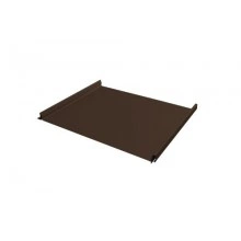 Кликфальц Grand Line Fin 0,5 Velur X с пленкой на замках RAL 8017 шоколад