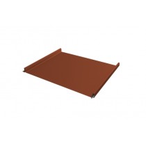 ГРАНД ЛАЙН Кликфальц Fin 0,5 Satin Matt с пленкой на замках RAL 8004 терракота 563140