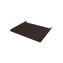 Кликфальц Grand Line Fin 0,5 GreenCoat Pural BT, matt с пленкой на замках RR 32 темно-коричневый (RAL 8019 серо-коричневый)