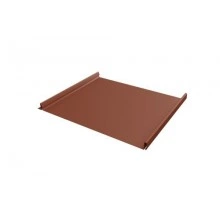Кликфальц Grand Line Fin Line 0,5 PurLite Matt с пленкой на замках RAL 8004 терракота