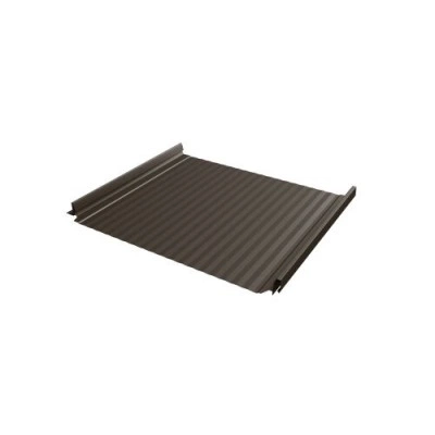 Кликфальц Pro Гофр Grand Line 0,5 GreenCoat Pural БТ матовый с пленкой на замках RR 32 темно-коричневый (RAL 8019 серо-коричневый) — 561724 Кликфальц Pro Гофр Grand Line 0,5 GreenCoat Pural БТ матовый с пленкой на замках RR 32 темно-коричневый (RAL 8019 серо-коричневый) — 561724