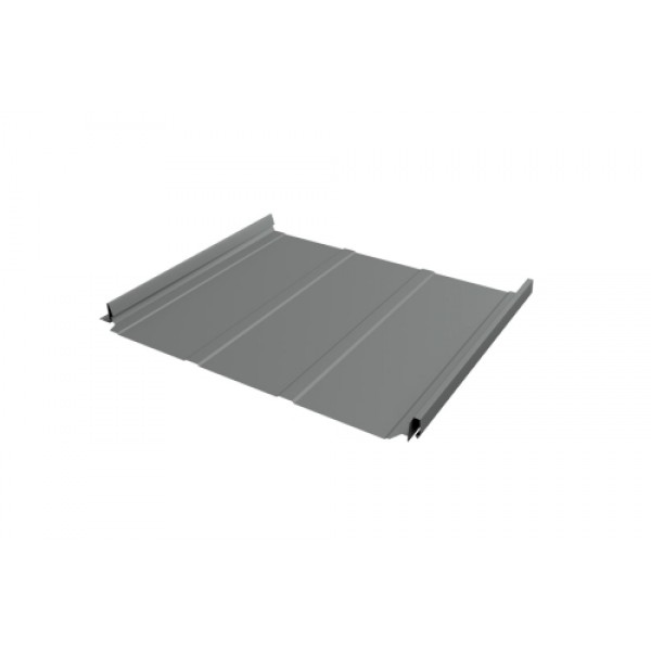 ГРАНД ЛАЙН Кликфальц Pro Line 0,5 GreenCoat Pural BT, matt с пленкой на замках RR 22 серый (RAL 7000 серая белка) 417965 ГРАНД ЛАЙН Кликфальц Pro Line 0,5 GreenCoat Pural BT, matt с пленкой на замках RR 22 серый (RAL 7000 серая белка) 417965