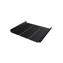Кликфальц Grand Line Pro Line 0,5 Quarzit lite с пленкой на замках RAL 9005 черный