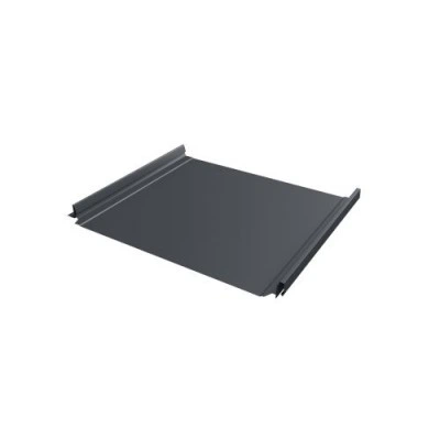 Кликфальц Про Grand Line 0,45 Drap СТ с пленкой на замках RAL 7024 мокрый асфальт — 405198 Кликфальц Про Grand Line 0,45 Drap СТ с пленкой на замках RAL 7024 мокрый асфальт — 405198