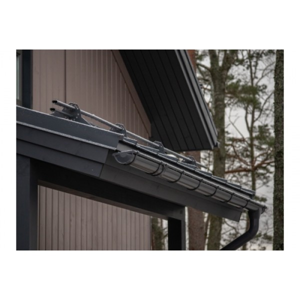 ГРАНД ЛАЙН Кликфальц Pro 0,45 PE с пленкой на замках RAL 7024 мокрый асфальт 405594 ГРАНД ЛАЙН Кликфальц Pro 0,45 PE с пленкой на замках RAL 7024 мокрый асфальт 405594