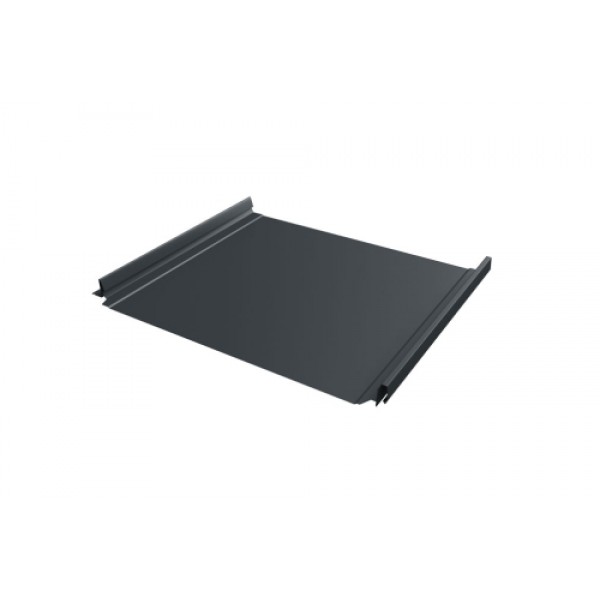 ГРАНД ЛАЙН Кликфальц Pro 0,5 Satin с пленкой на замках RAL 7016 антрацитово-серый 485283