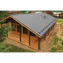 ГРАНД ЛАЙН Кликфальц Pro 0,5 Rooftop Бархат с пленкой на замках RAL 7024 мокрый асфальт 485305 ГРАНД ЛАЙН Кликфальц Pro 0,5 Rooftop Бархат с пленкой на замках RAL 7024 мокрый асфальт 485305